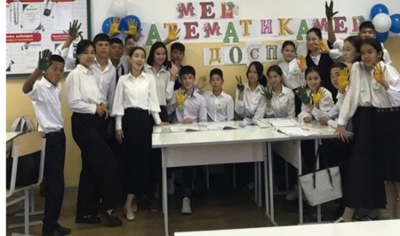 Шымкент қаласы білім басқармасына қарасыты. Т.Тәжібаев атындағы N81 жалпы орта білім беретін мектеп.